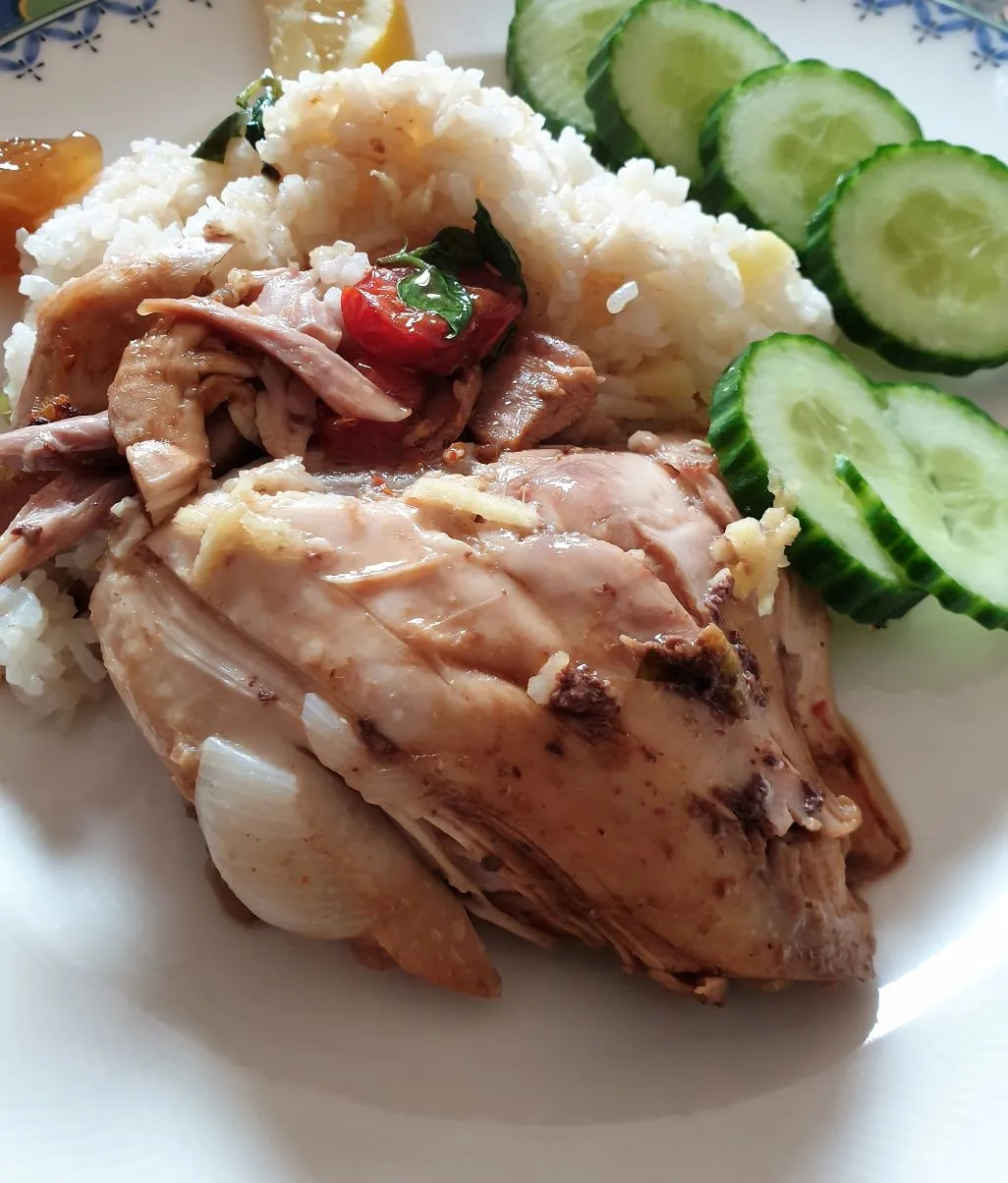 My Singapore chicken rice