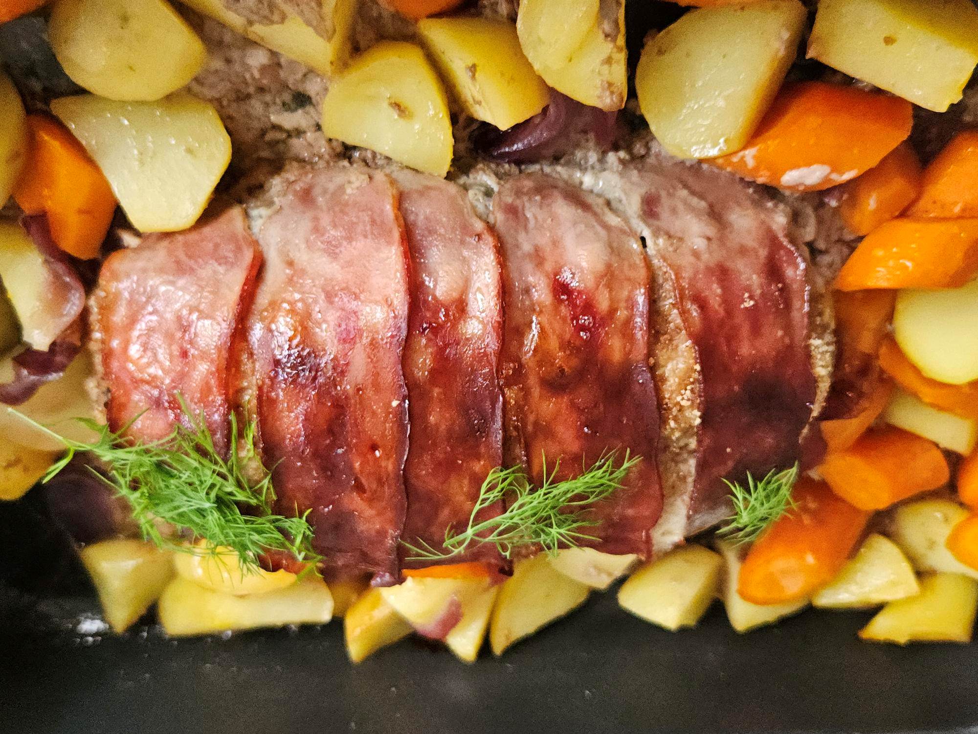 Ultimate meatloaf dinner