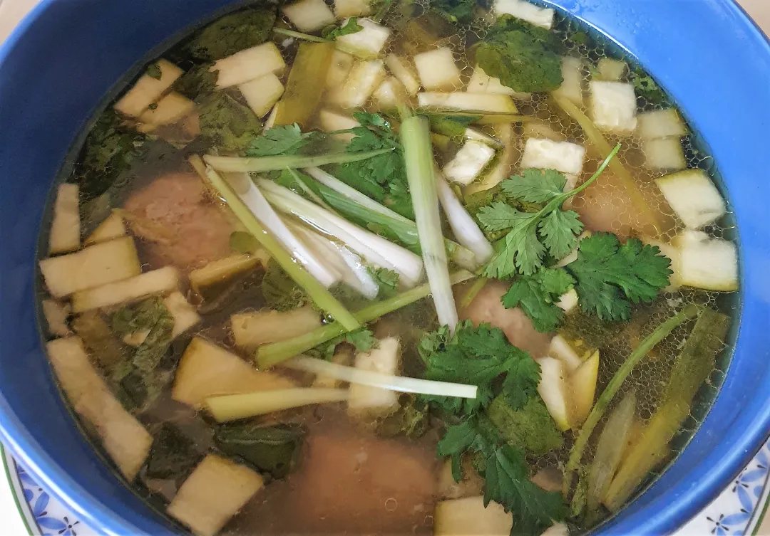 Asian chicken soup