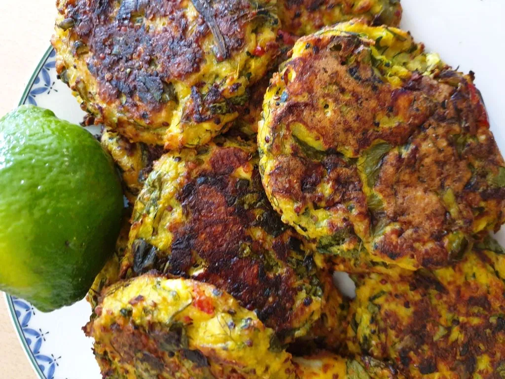 Courgette patties- vegetarian