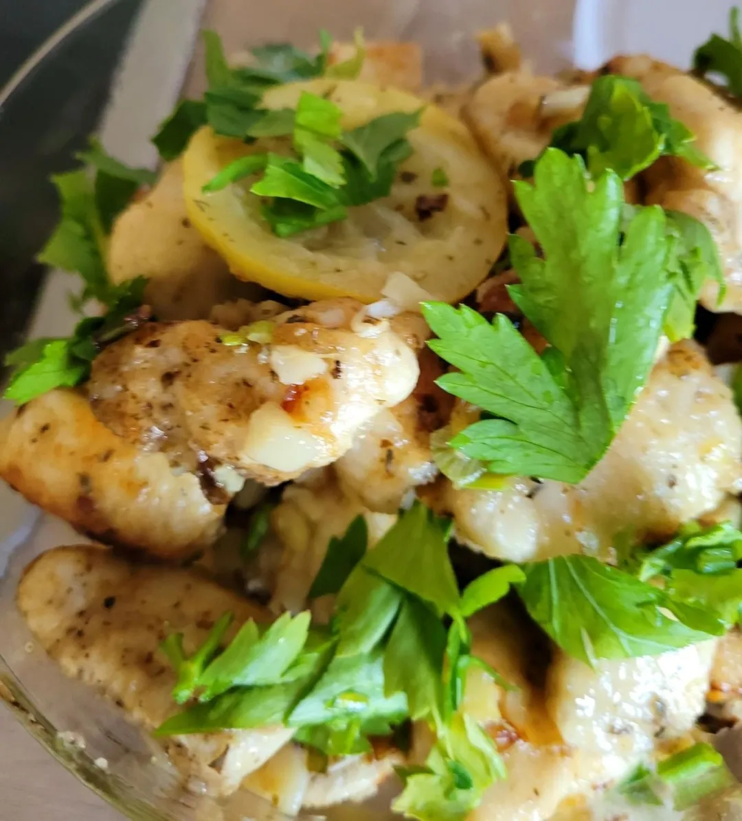 Lemon and garlic chicken