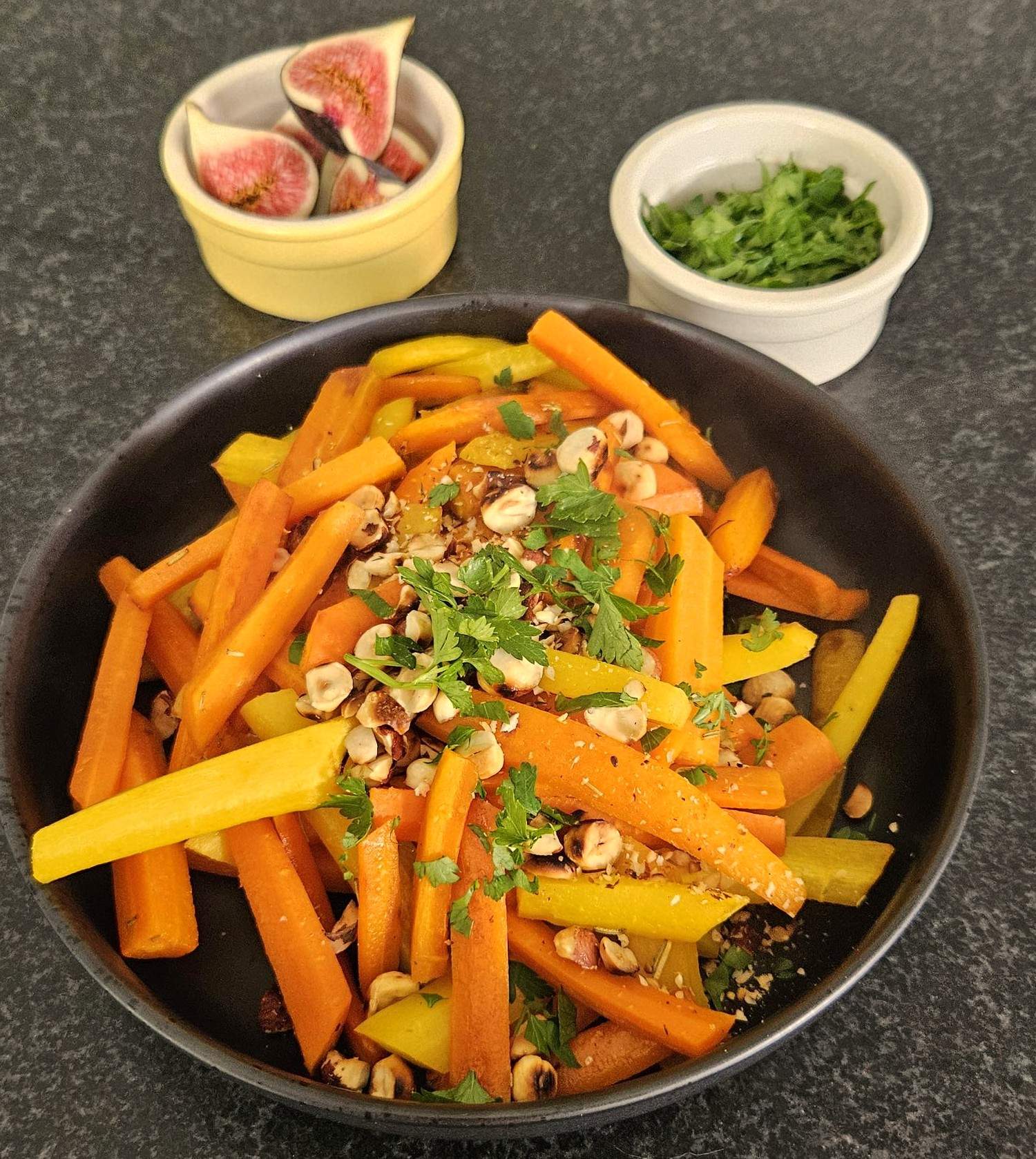Sweet oven roasted carrots