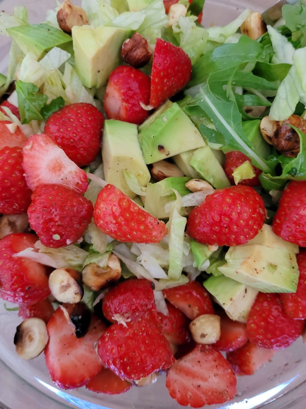 Strawberry summer salad